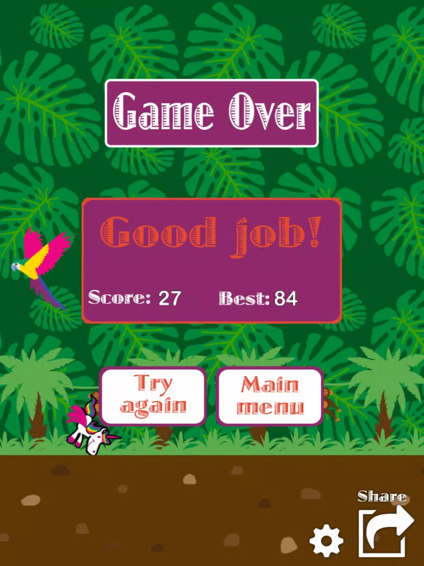 Dodger the Unicorn - Flappy Adventure iPad  স্ক্রিনশট