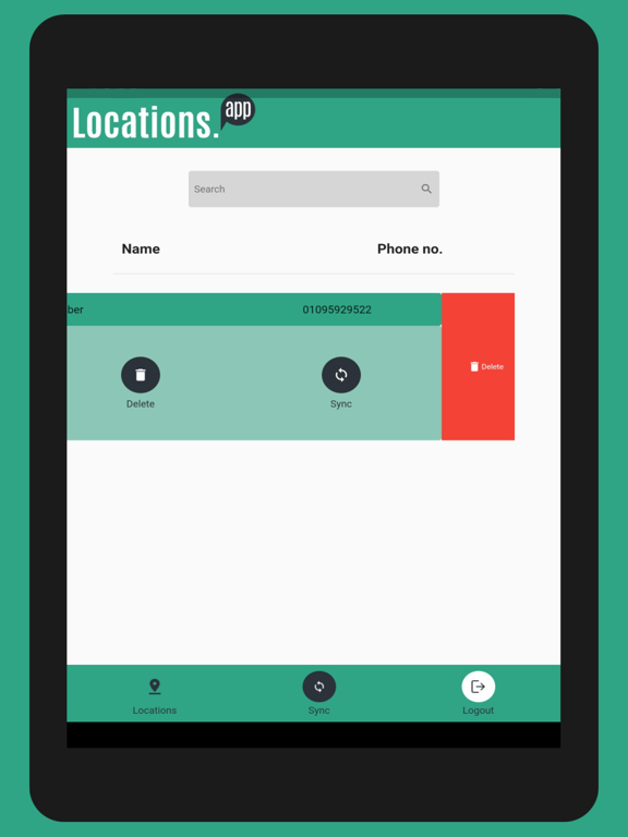 Tacitapp Locations iPad Screenshots