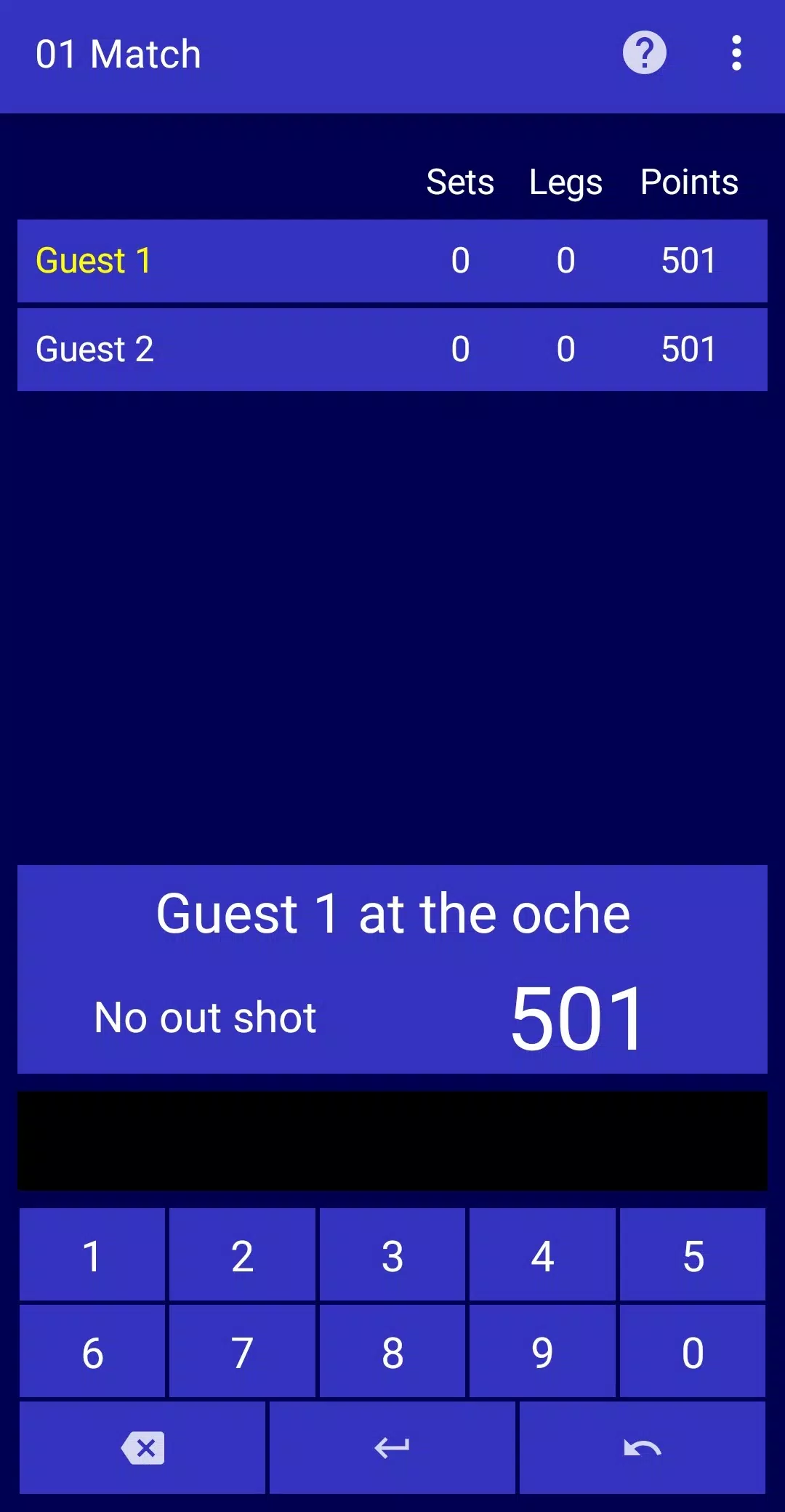 Double Top Darts Scoreboard Screenshots