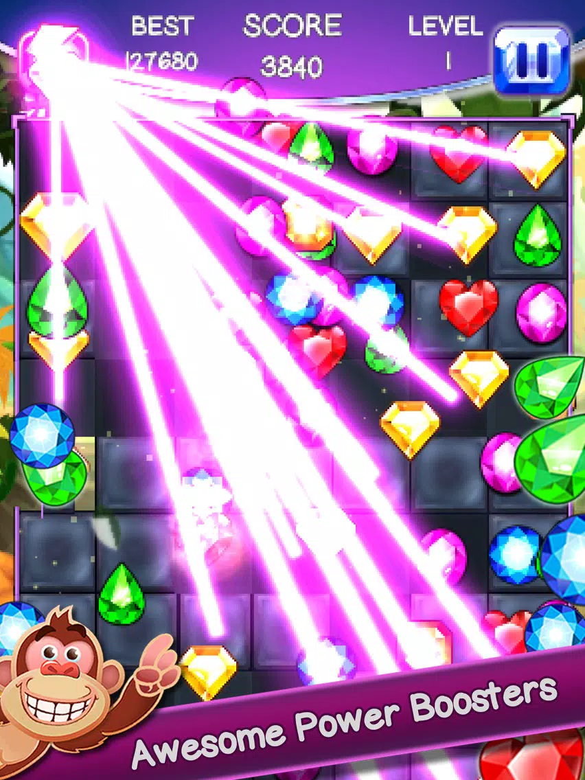 Jewel Banana - Match 3 Puzzle iPad 스크린샷