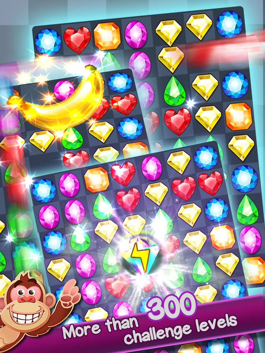 Jewel Banana - Match 3 Puzzle iPad 스크린샷