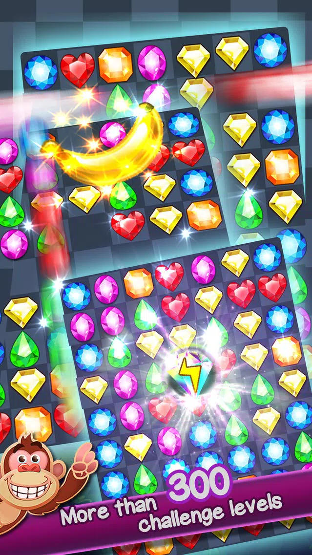 Jewel Banana - Match 3 Puzzle 스크린샷