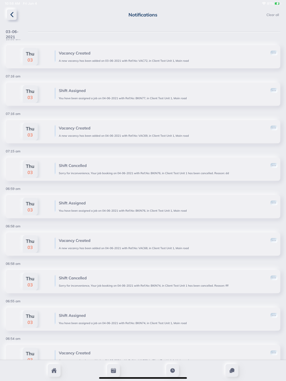 SRP Group iPad Screenshots