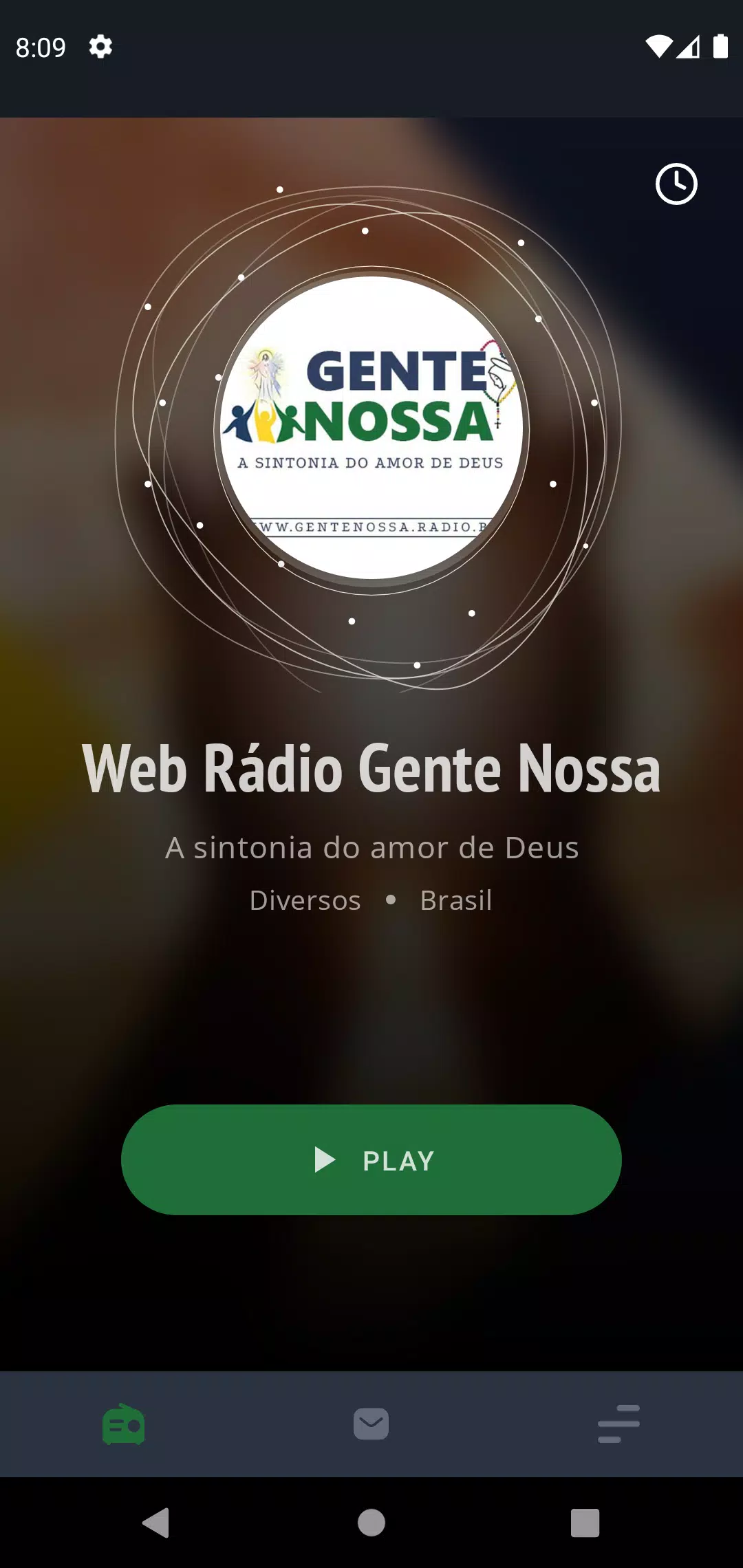 Web Rádio Gente Nossa Screenshots