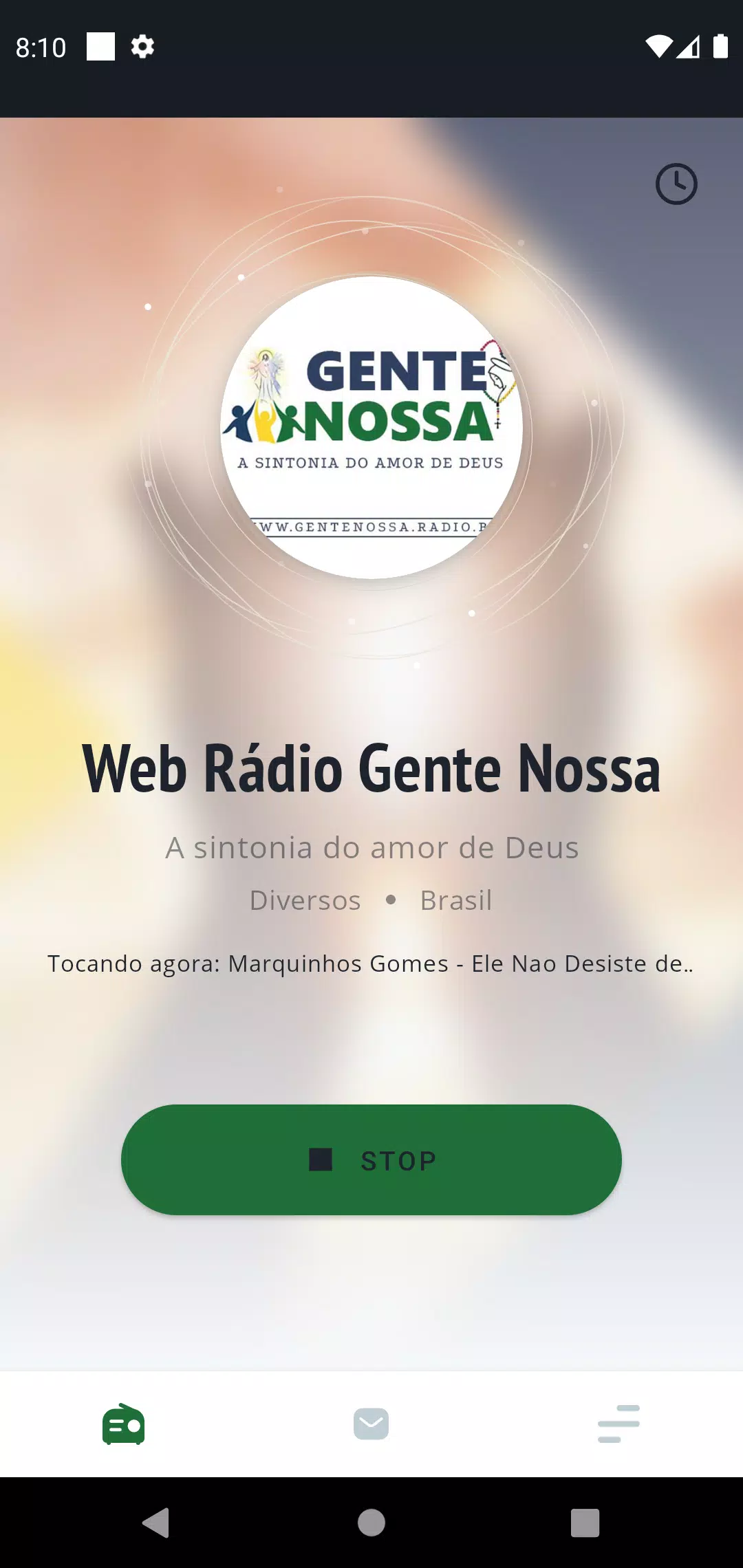 Web Rádio Gente Nossa Screenshots