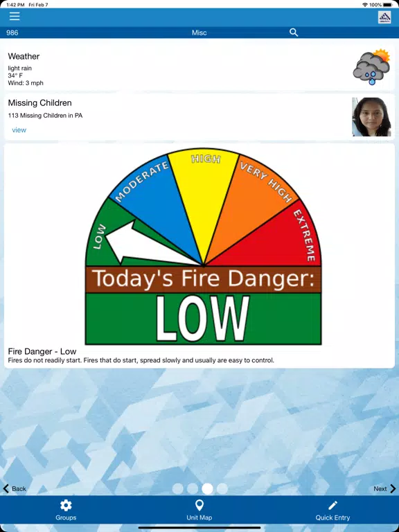AppTrak First Response iPad Screenshots