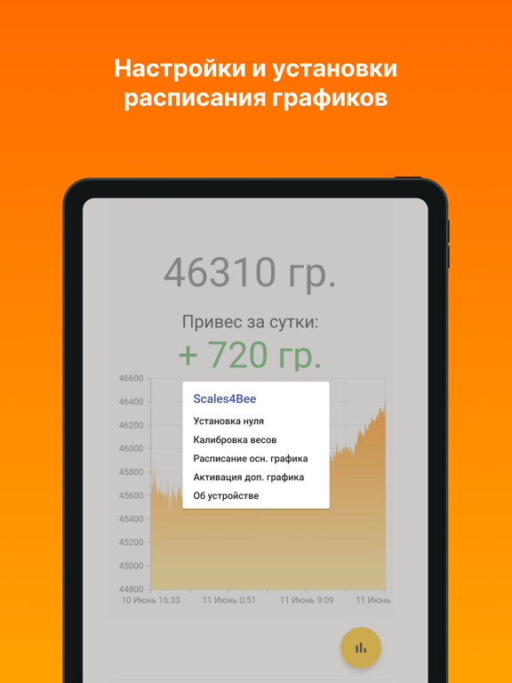 Пасечные весы iPad Screenshots