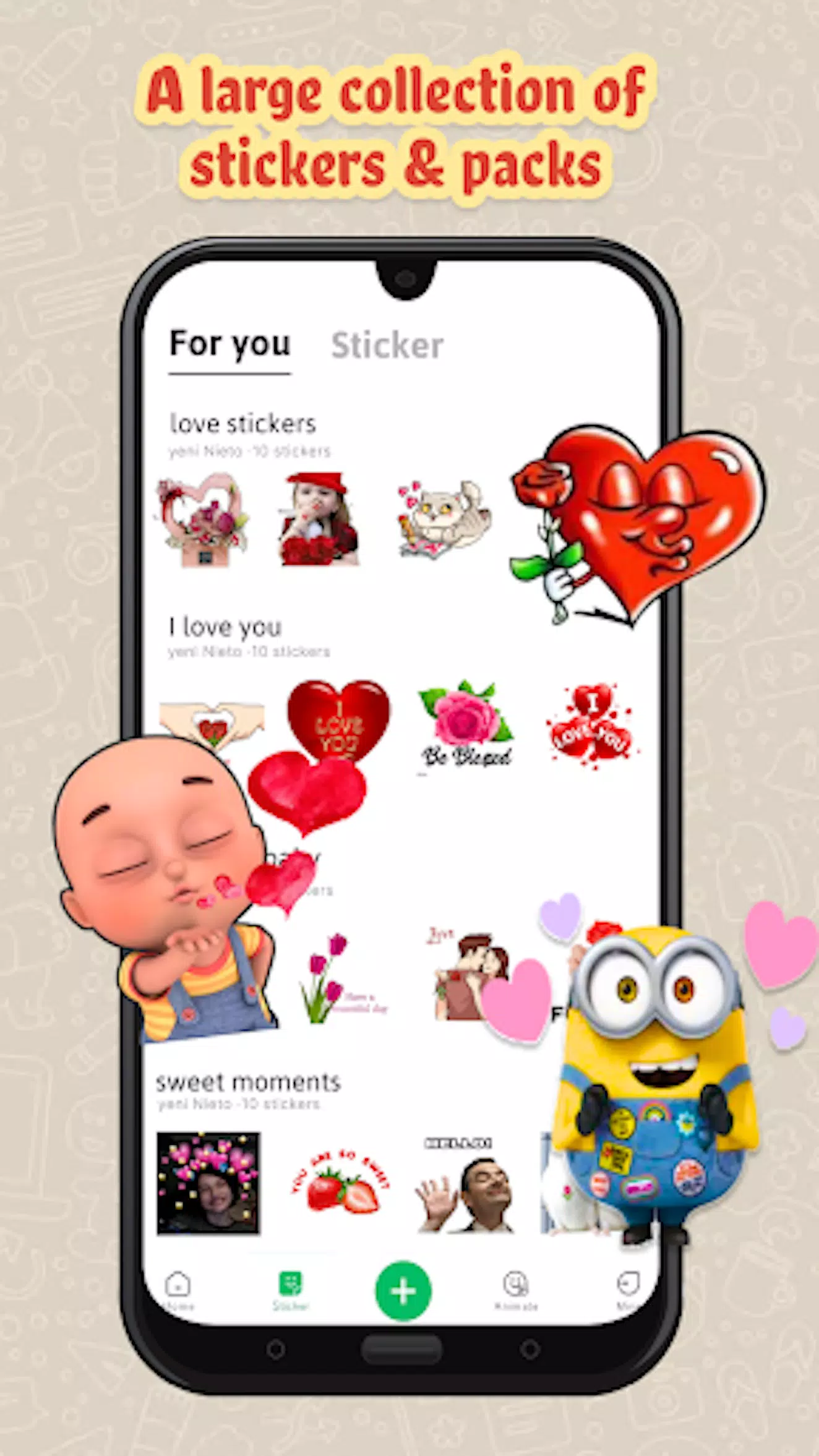 Captures d'écran de 2025 HD sticker WAStickerApps