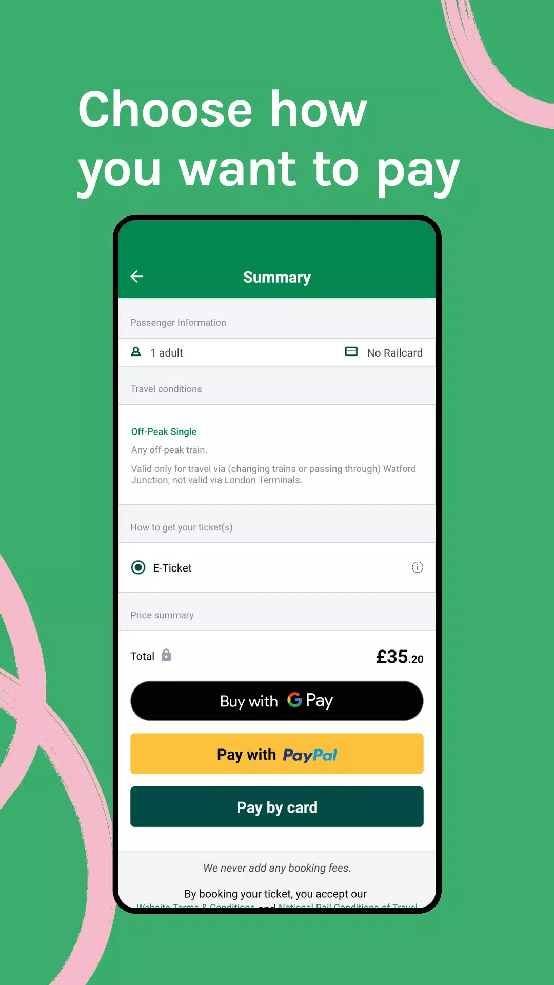 LNR: Train Tickets & Times Screenshots