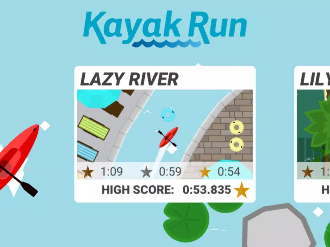 Tangkapan skrin Kayak Run iPad 