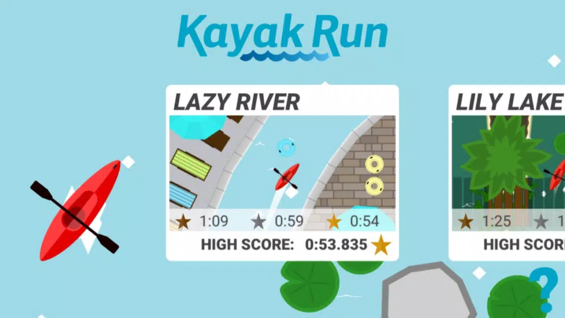 Tangkapan skrin Kayak Run