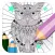 Owl: Discover Magic Coloring Pages for Adults