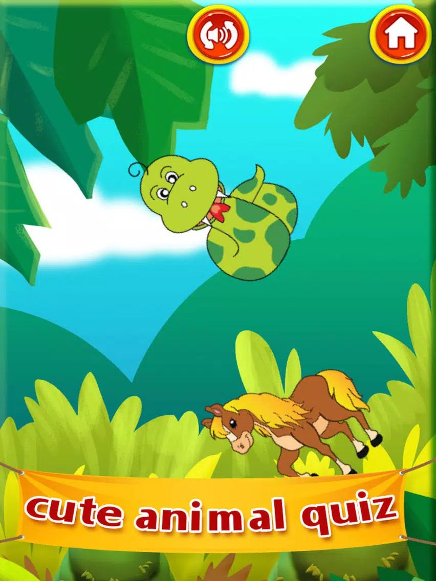 Preschool Cute Animal Learning Quiz Game for Babies and Toddlers iPad Screenshots