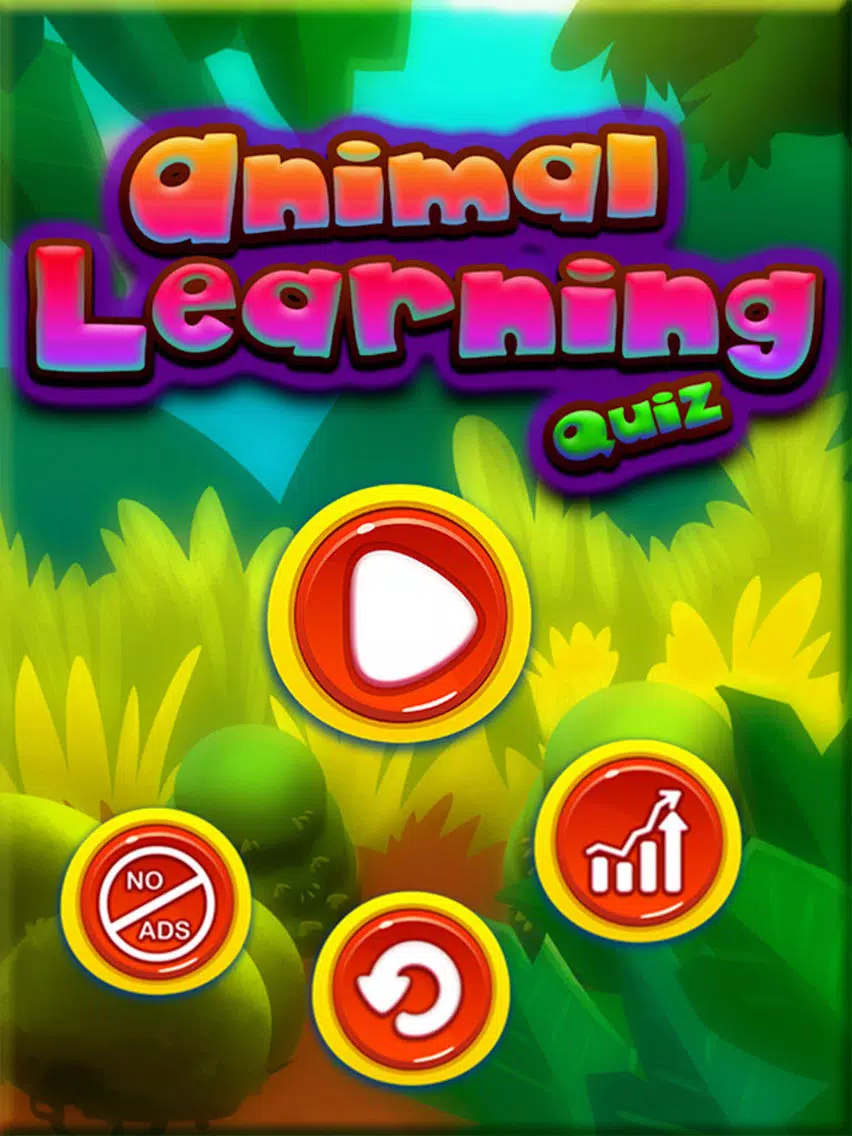 Preschool Cute Animal Learning Quiz Game for Babies and Toddlers iPad Screenshots
