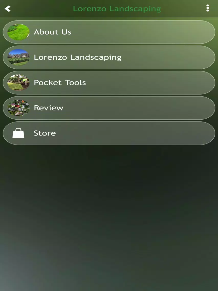 Lorenzo Landscaping iPad Screenshots