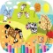 Pet Animal Coloring Pages for Kids Painting Lesson