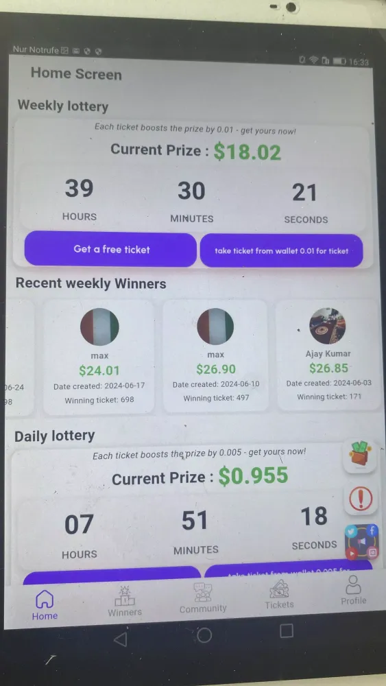 LottoWin Screenshots