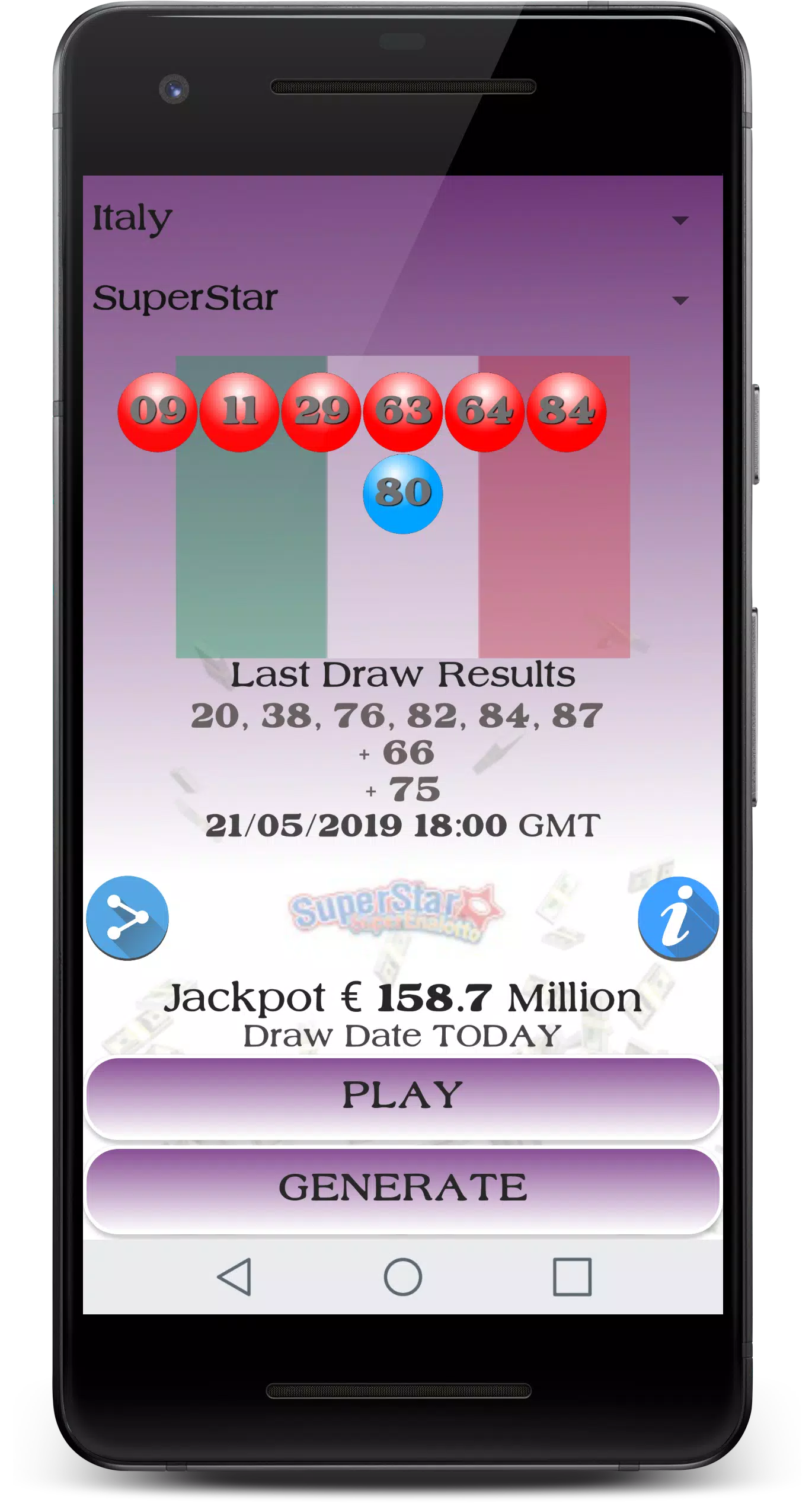 Lotto Smart Screenshots
