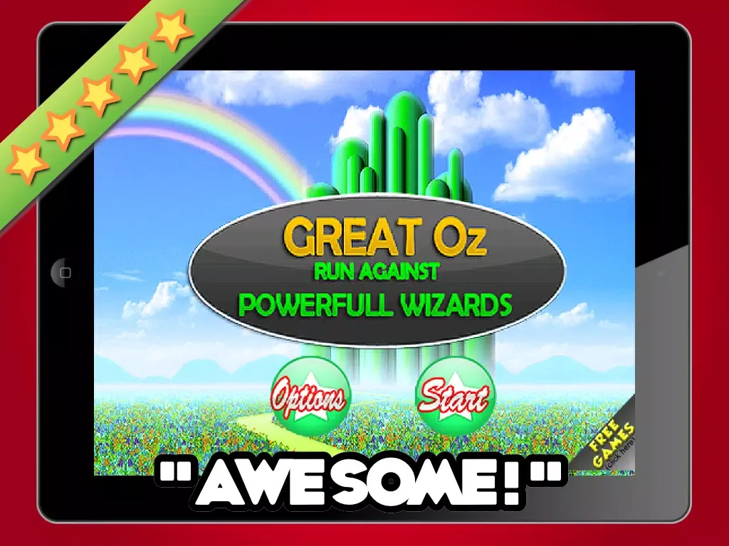 Great Oz Race, Run Against the Powerful Wizard Free Game iPad Screenshots