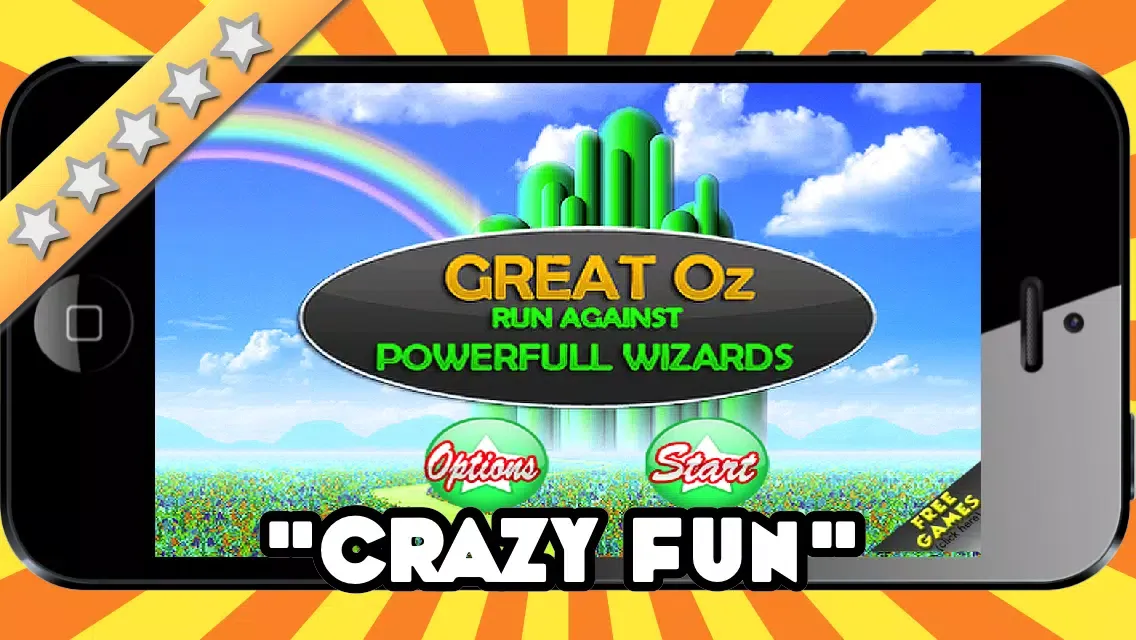 Great Oz Race, Run Against the Powerful Wizard Free Game Screenshots