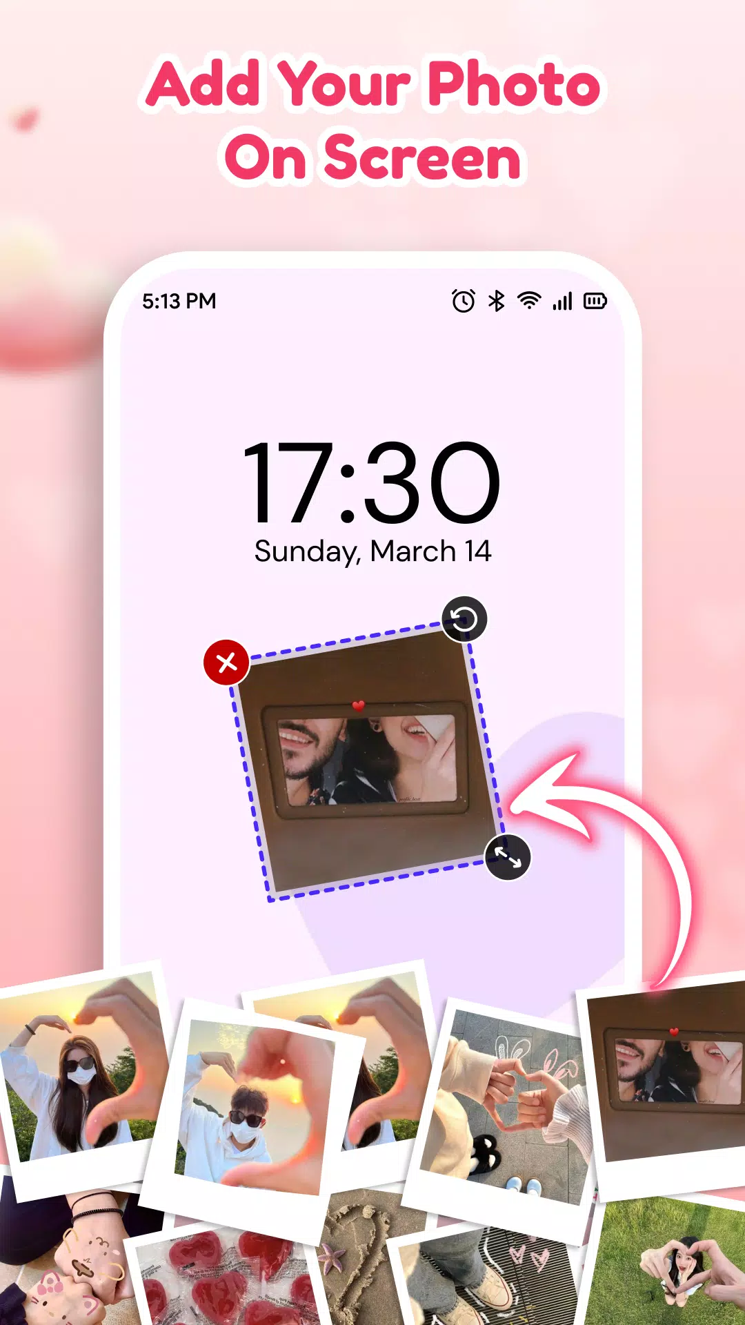 Lovy: Love Lockscreen Drawing Screenshots