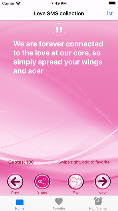 Love SMS Collection Screenshots