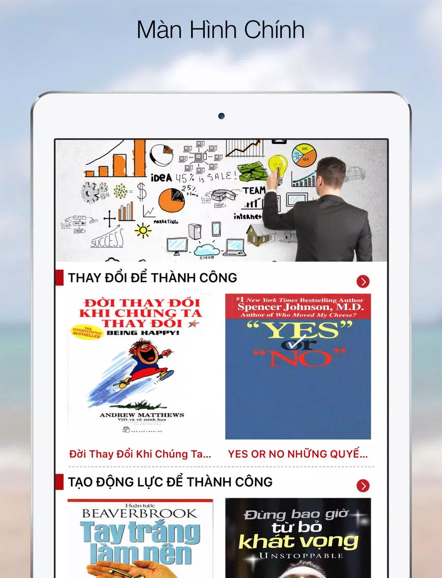 Capturas de tela do Niềm tin lạc quan quyết định để thành công - 36 kế sách trong kinh doanh iPad
