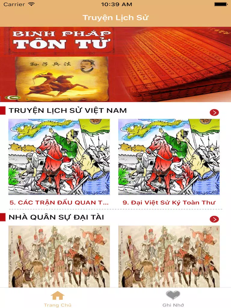 Truyện Lịch sử Việt Nam và thế giới hay mới nhất iPad Screenshots