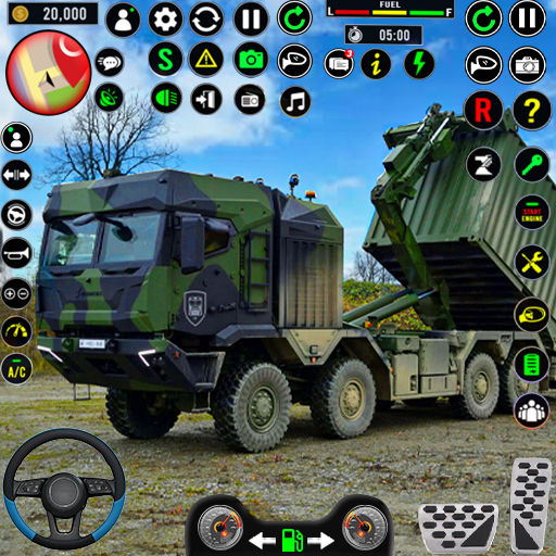 Truck Games Army Truck Driving