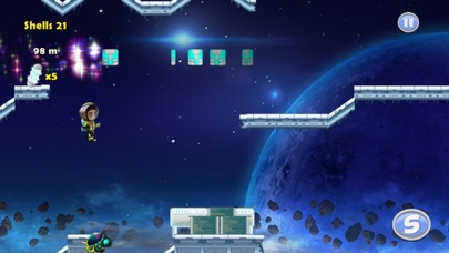 Zrzuty ekranu Galaxy Jetpack: Sonic Command