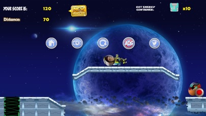 Zrzuty ekranu Galaxy Jetpack: Sonic Command