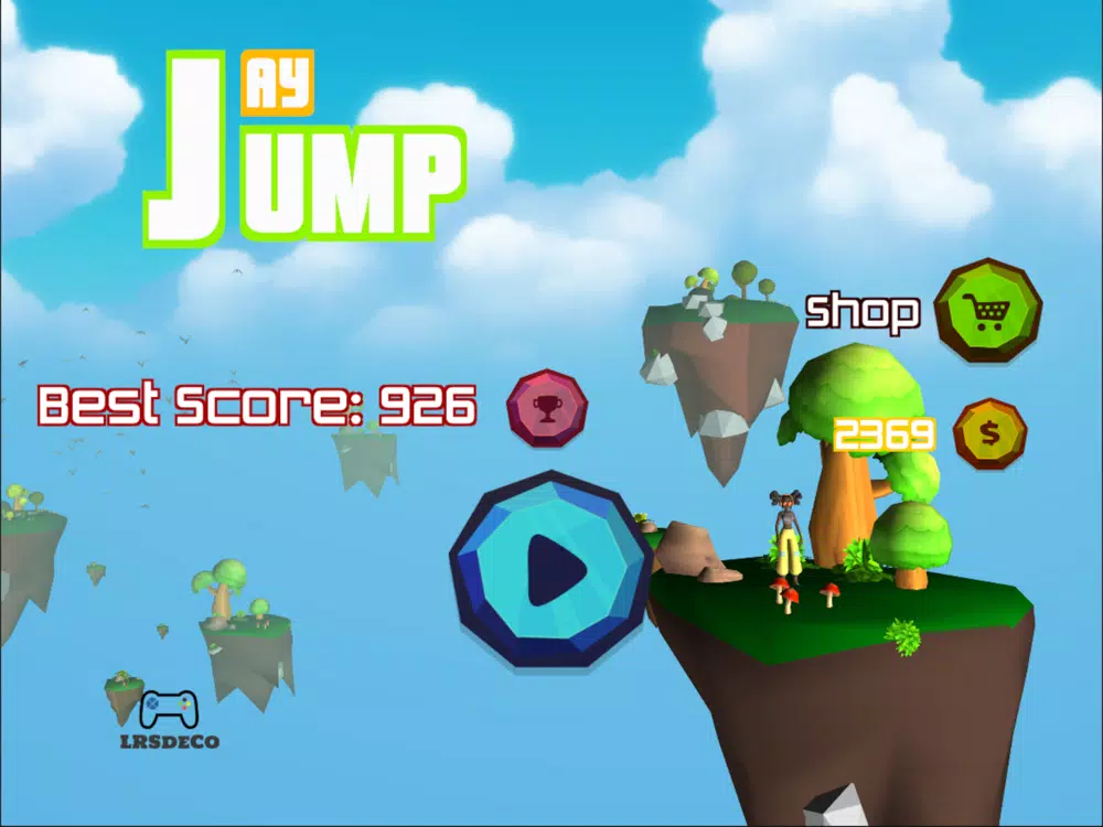 Jay Jump - Floating Islands iPad  Screenshots