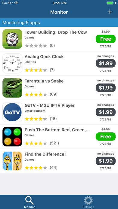 AppMon - Price Drop Detector Screenshots
