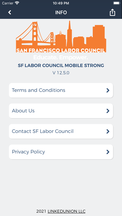 SF Labor Council Screenshots