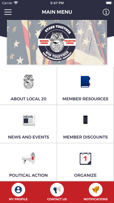 Teamsters Local 20应用截图