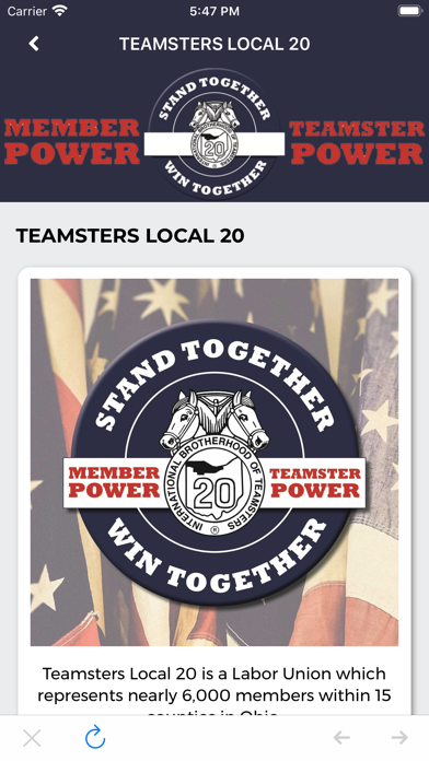 Teamsters Local 20应用截图