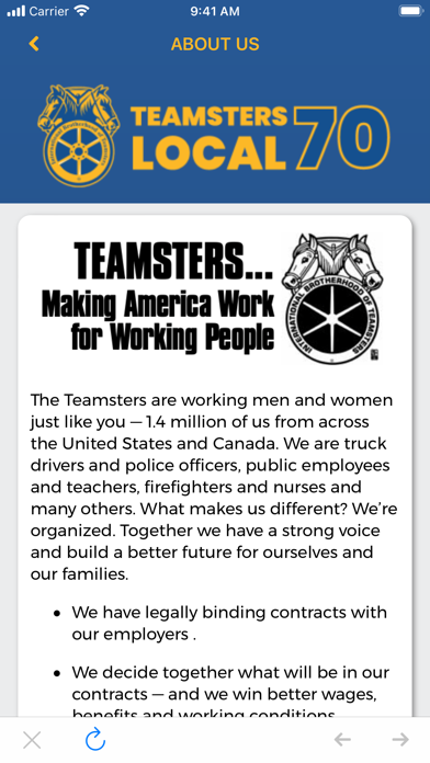 Teamsters 70应用截图