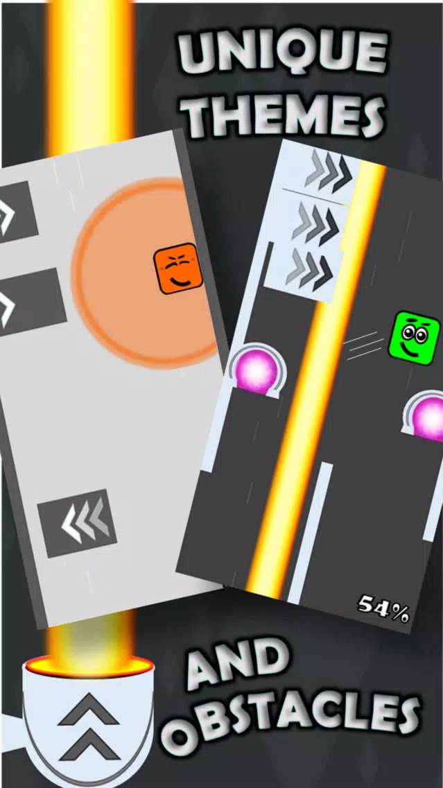 Captures d'écran de Bouncy Block: Can you beat level 5?