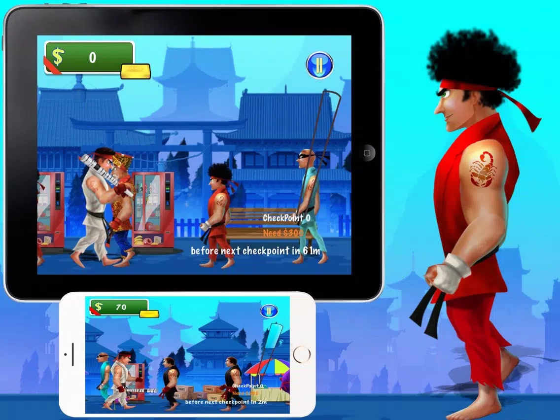 تصاویر Karatte Boy Hit Walk iPad 