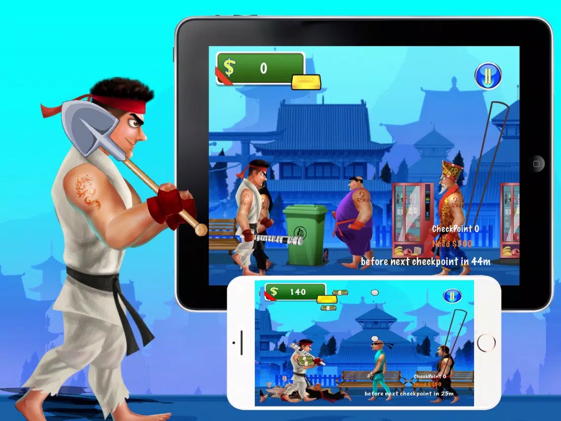 تصاویر Karatte Boy Hit Walk iPad 