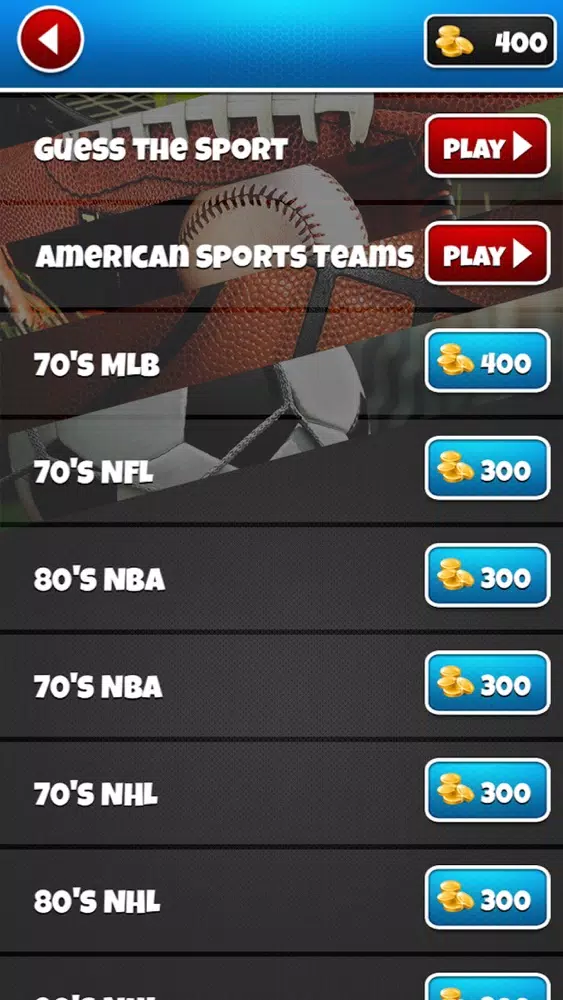 Sports Pop Quiz Free - Guess What Professional Teams, Athletes or Logos Game Screenshots