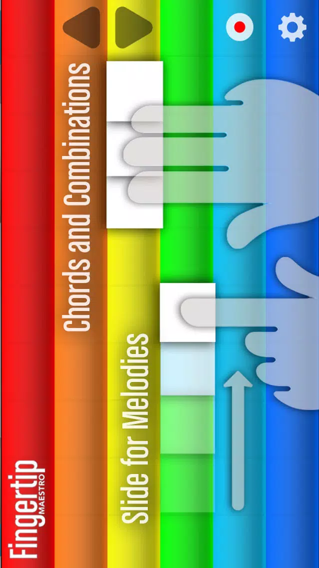 Fingertip Maestro - Play piano chords, learn best guitar, fun drums, great music keyboard. Compose, share, record & export tagged HD PRO audio. Screenshots