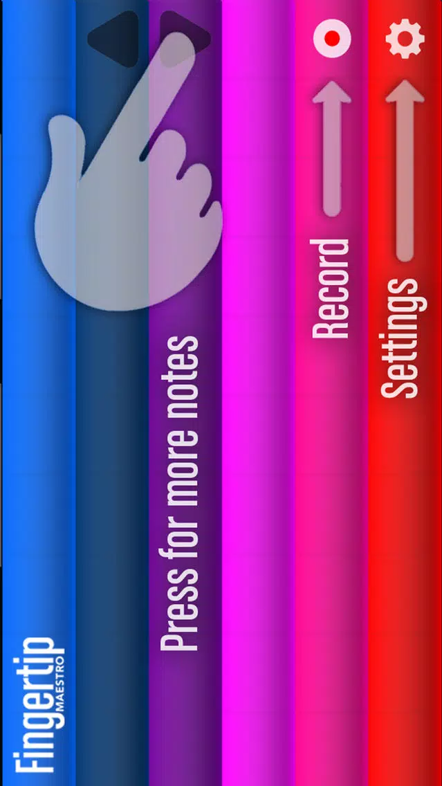 Fingertip Maestro - Play piano chords, learn best guitar, fun drums, great music keyboard. Compose, share, record & export tagged HD PRO audio. Screenshots