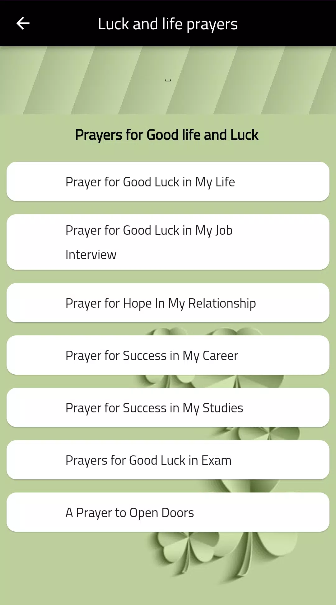 Powerful prayer for lucky life Screenshots