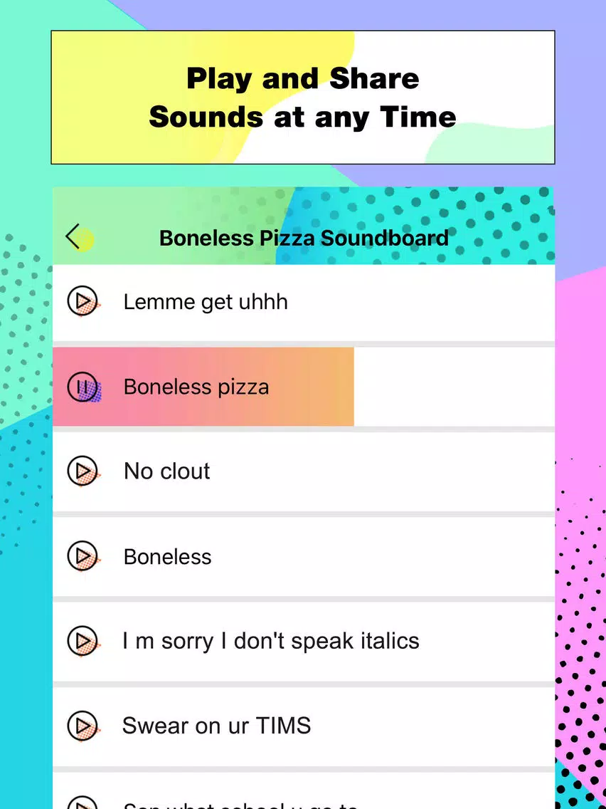 Boneless Soundboard & Meme Maker iPad Screenshots