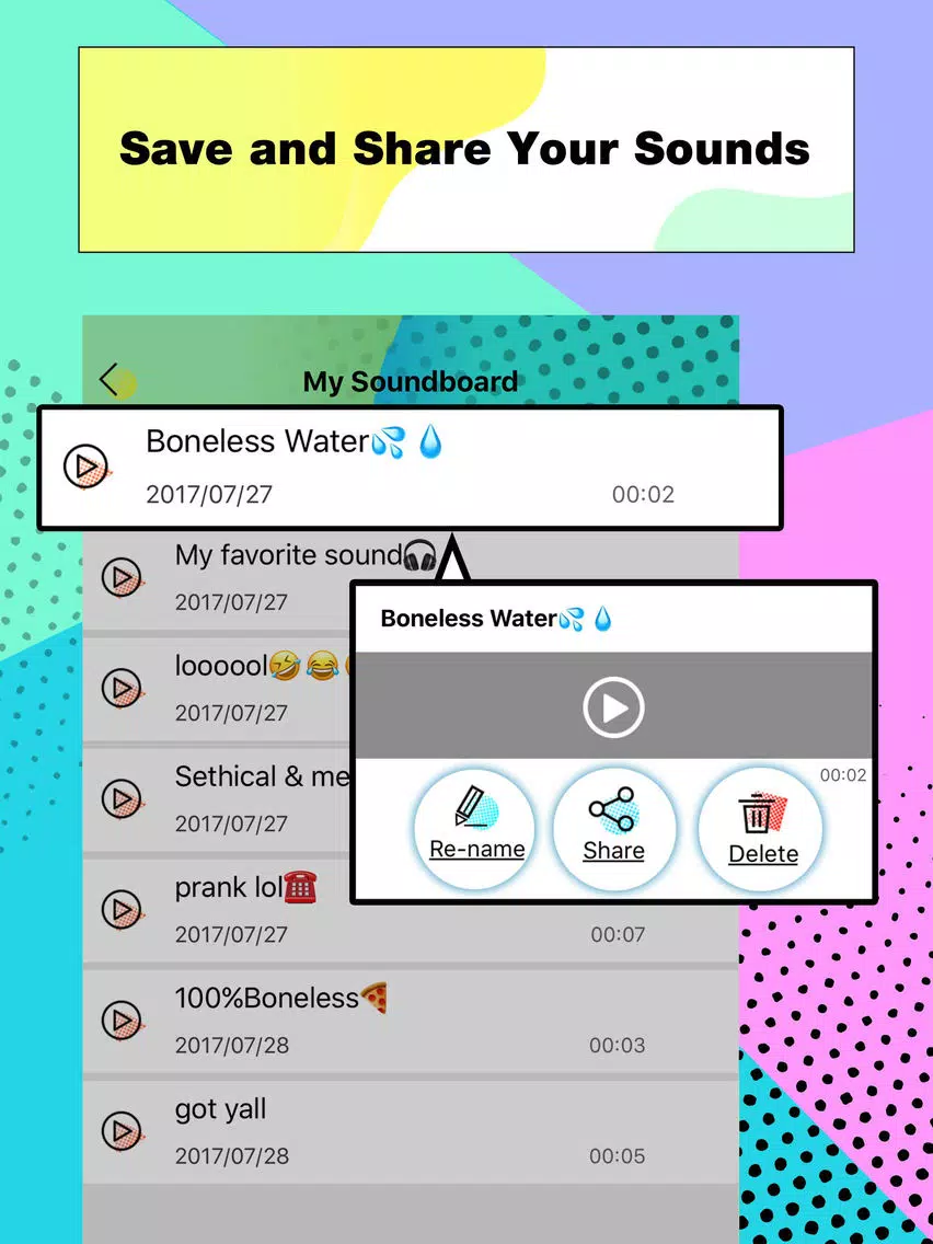 Boneless Soundboard & Meme Maker iPad Screenshots