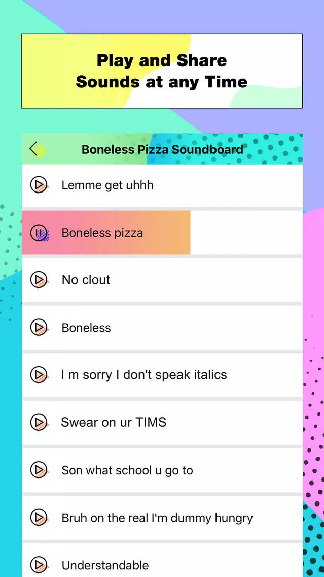 Boneless Soundboard & Meme Maker Screenshots
