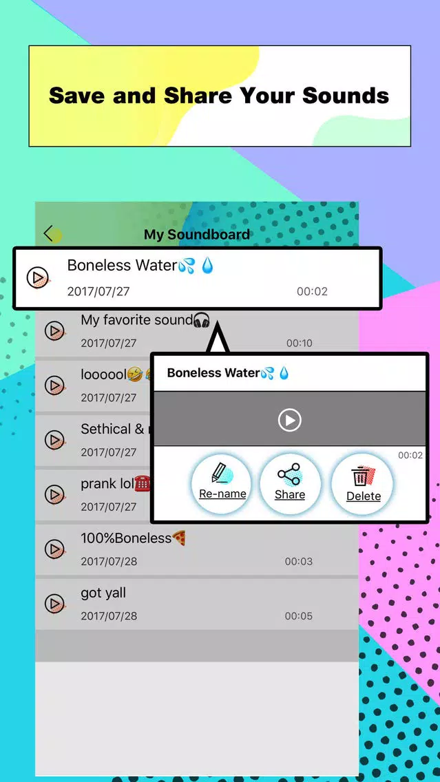 Boneless Soundboard & Meme Maker Screenshots