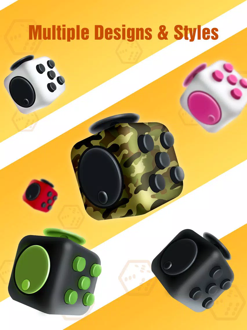 Fidget Cube - Glide, Flick & Spin Finger Simulator iPad Screenshots