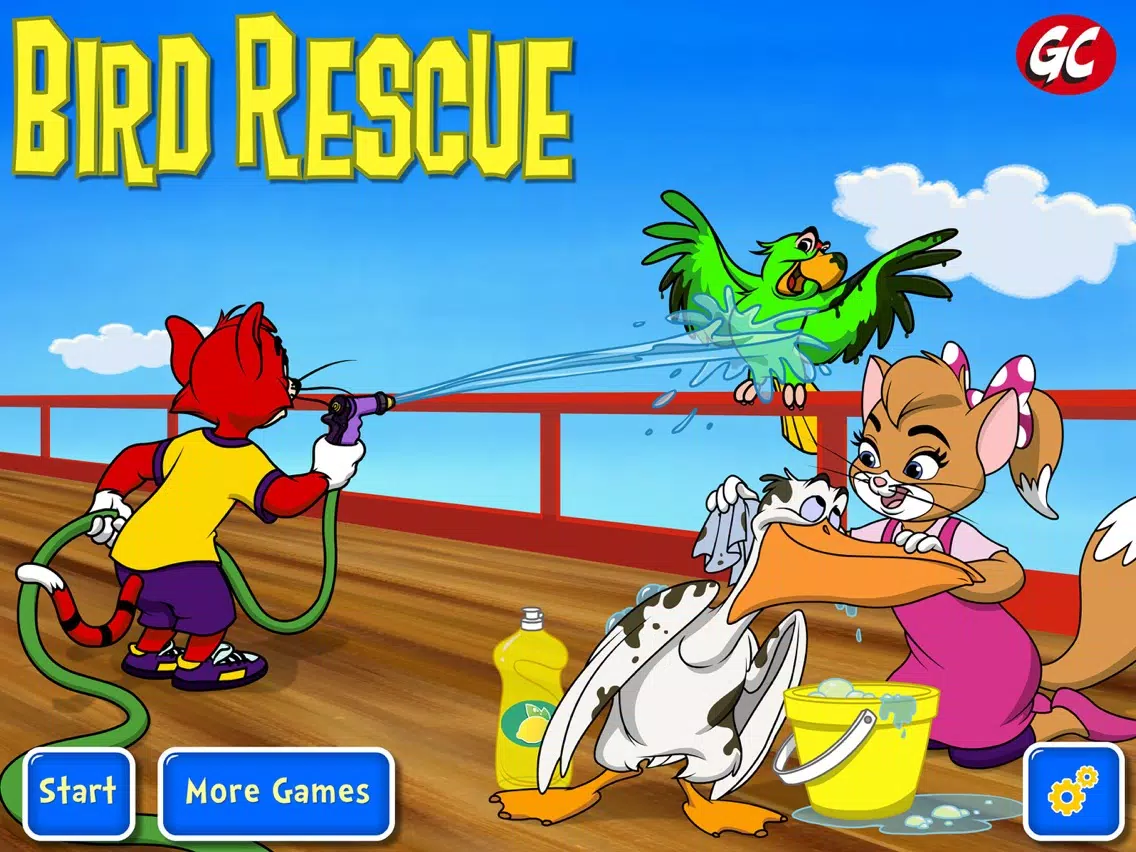 Ảnh chụp màn hình của Bird Rescue - Lucky Kat World iPad 